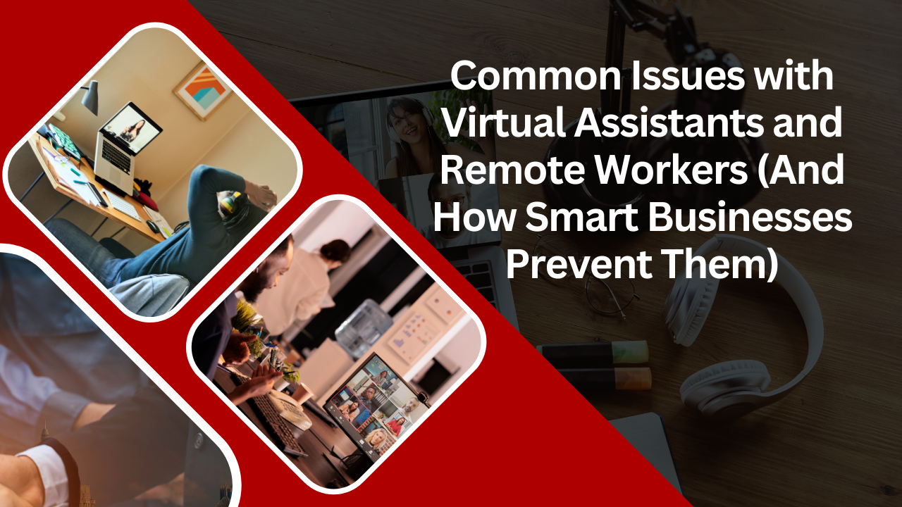 Common Issues with Virtual Assistants and Remote Workers (And How Smart Businesses Prevent Them)
